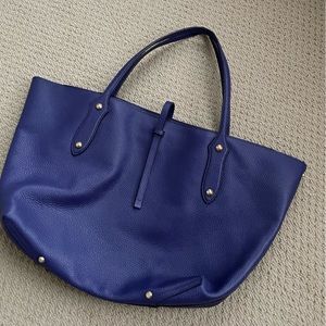 Annabel Ingall purple leather tote